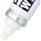 Pentel Permanent Marker, Bullet Tip, White, Pack of 12