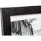 Hampton Frames Black Wood Photo Frame, A4, Non-Glass, Black