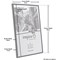 Hampton Frames Back Loader Photo Certificate Frame, A3, Non-Glass, Black