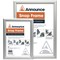 Announce Aluminium Snap Frame, A3, Silver