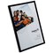 Hampton Frames Back Loader Photo Frame, A4, Glass, Black