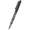 Pilot V-Sign Pen Liquid Ink Soft Medium, Black, Pack of 12