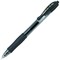 Pilot G-207 Gel Rollerball Pen, 0.39mm Line, Rubber Grip, Black, Pack of 12