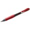 Pilot G-207 Gel Rollerball Pen, 0.39mm Line, Rubber Grip, Red, Pack of 12