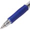 Pilot G-207 Gel Rollerball Pen, 0.39mm Line, Rubber Grip, Blue, Pack of 12