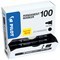 Pilot 100 Permanent Marker, Bullet Tip, Line Width 1mm, Black, Pack of 20