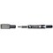 Pilot V-Board Drywipe Marker, Black, Pack of 10