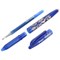Pilot FriXion Ball Erasable Rollerball Pen Broad Blue (12 Pack)