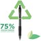 Pilot G-2 Plus Begreen Gel Ink Rollerball Medium Black (Pack of 12)