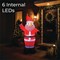 LED Outdoor/Indoor Inflatable Santa Claus 1700mm GH9040
