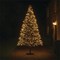 Gold Micro LED Firework Tree 1.8m Black Frame XH10004