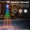 Pre-Lit RGB LED Smart Christmas Tree with Star Top XH10027