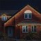 LED Black Rubber Icicle Lights 4m Warm White