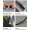 LED Black Rubber Icicle Lights 4m Warm White
