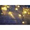LED Black Rubber Icicle Lights 4m Warm White