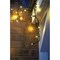 LED Black Rubber Icicle Lights 4m Warm White