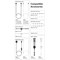 LED Black Rubber Icicle Lights 20m Warm White