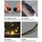 LED IP65 Black Rubber Cluster Lights Warm White 100m