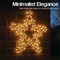 LED Metal Outdoor Christmas Star Light 500mm Warm White XH10078