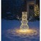 LED Outdoor Metal Light Up Snowman 600mm Silver/Warm White XH10087