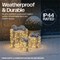 LED Light Up Christmas Presents Mixed Sizes Silver Pack of 3 XH10088