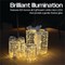 LED Light Up Christmas Presents Mixed Sizes Silver Pack of 3 XH10088