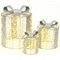 LED Light Up Christmas Presents Mixed Sizes Silver Pack of 3 XH10088
