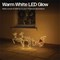 LED Outdoor/Indoor Light Up Sledge/Deer Warm White Pack of 3 XH10089