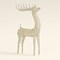 LED Outdoor Metal Light Up Deer 1180mm Silver/Warm White XH10094