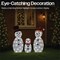 LED Outdoor Light Up Snowman Warm White Pack of 3 XH10096