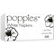 Poppies 1-Ply Napkins, 30cm, White, Pack of 500