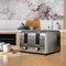 Igenix 4 Slice Toaster 1500W Stainless Steel