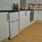 Igenix White Freestanding Undercounter Fridge Freezer, 47cm, 61 Litres Fridge, 26 Litres Freezer