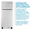 Igenix 9000 Btu Smart 3-In-1 Portable Air Conditioner White