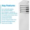 Igenix 9000 Btu Smart 3-In-1 Portable Air Conditioner White