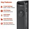 Igenix 2kW Digital Oil Filled Radiator with Timer, Black