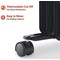 Igenix 2kW Digital Oil Filled Radiator with Timer, Black