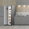Statesman American Side by Side Fridge Freezer, 347 Litre Fridge, 185 Litre Freezer, Stainless Steel