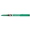 Pilot V5 Rollerball Pen, Needle Tip 0.5mm, Line 0.3mm, Green, Pack of 12