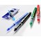 Pilot V5 Rollerball Pen, Needle Tip 0.5mm, Line 0.3mm, Red, Pack of 12
