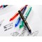 Pilot V7 Rollerball Pen, Needle Tip 0.7mm, Line 0.4mm, Red, Pack of 12