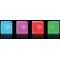 Sensory Light Up LED Colour Changing Mood Cube Light, 75mm, Pack of 4