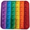 Pop Fidget Pad Square, Multicoloured, 125x125x10mm
