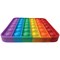 Pop Fidget Pad Square, Multicoloured, 125x125x10mm
