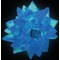 Flashing LED Crystal Shaped Ball Light, 60mm Diameter, Battery Operated