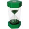Sand Timer with Matching Coloured Sand, 1 Minute, Green/Clear, 75x75x160mm