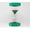 Sand Timer with Matching Coloured Sand, 1 Minute, Green/Clear, 75x75x160mm