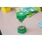 Sand Timer with Matching Coloured Sand, 1 Minute, Green/Clear, 75x75x160mm