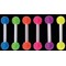 Spikey Light Up Double Baton, 430mm