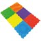 Massage Puzzle Textured Floor Tiles, Indoor/Outdoor Use, Assorted Bright Colours, Pack of 6